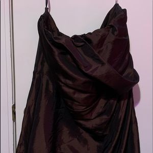 Beautiful Chocolate Satin Formal Dress